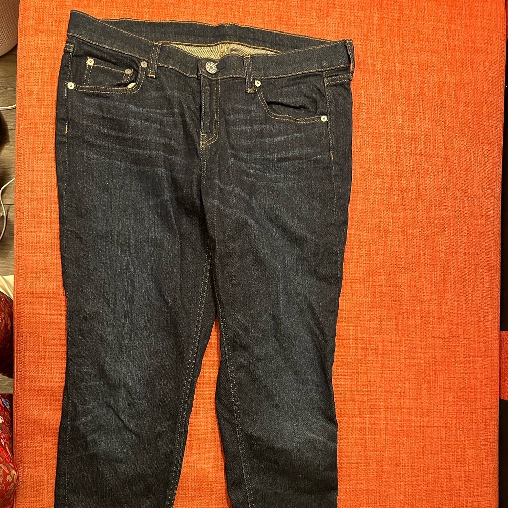 Urban BDG Norris Low Rise Jeans 28W - Dark Wash - Blue Denim